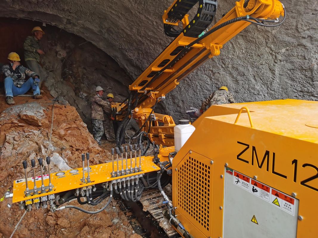 Cỗ máy khoan đá đa chức năng loại Crawler để xây dựng đường hầm đào