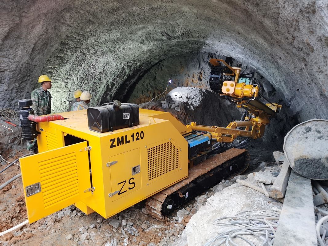 Cỗ máy khoan đá đa chức năng loại Crawler để xây dựng đường hầm đào