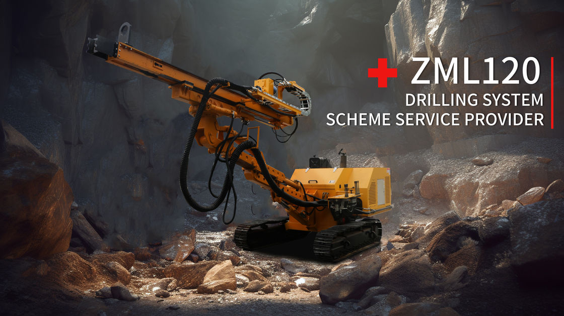 Công nghệ khai thác mỏ loại Crawler Multifunctional Rock Drill Rig cho xây dựng đào đường hầm